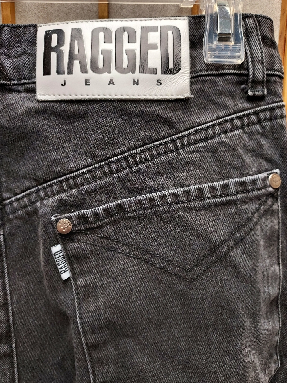 🖤 The Ragged Priest CUSTOM DIY Size 28/4 Or Juniors 5 High Waisted jeans - Picture 10 of 12